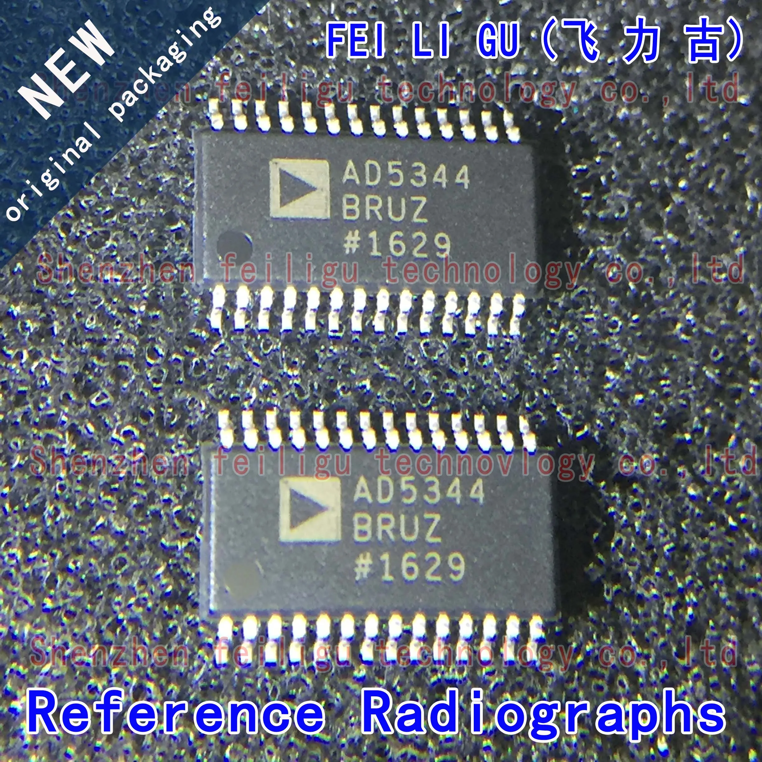 1~30PCS 100% New original AD5344BRUZ-REEL7 AD5344BRUZ AD5344BRU AD5344 package TSSOP28 12-bit DAC chip electronic components