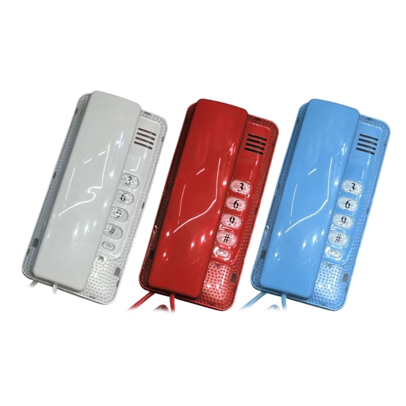 Mini Telephone Wall Mount Caller Telephone Wall Phone Fixed Landline Telephone
