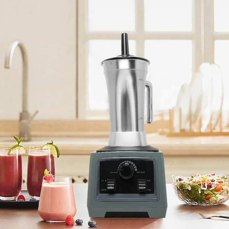 Stainless fresh juice smoothie blender food processor blender for commercial food and beverage mixer blender