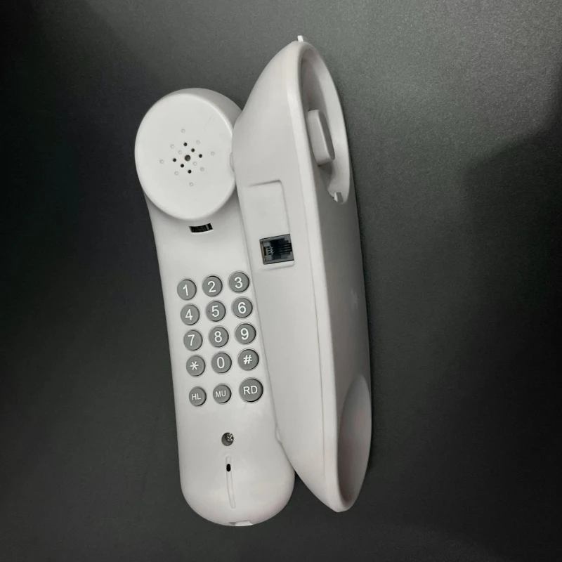 Corded Phones Landline Home Phone Landline Phones Wall Mountable Landline Telephone for Office Hotel Home Bathroom