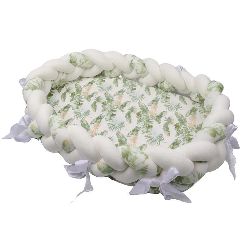 European American new pure hand-woven newborn cloth bed simple home bed baby nest