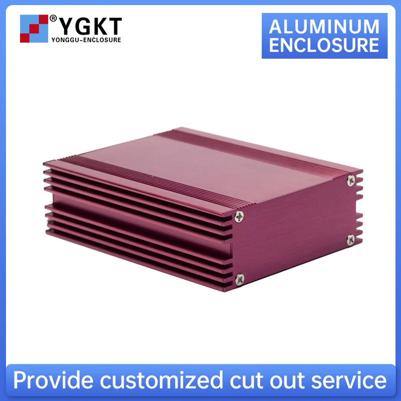 Metal safe project box dissipate heat PCB board electronic components housing custom aluminum instrumentenclosure J25 90*35mm
