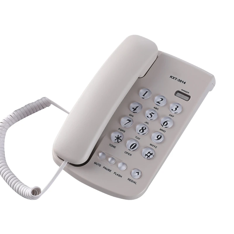 Corded Landline Phone Big Button Landline Phones Fixed Telephone for Office Home Hotel Bathroom Emegency Telephone Drop Shipping