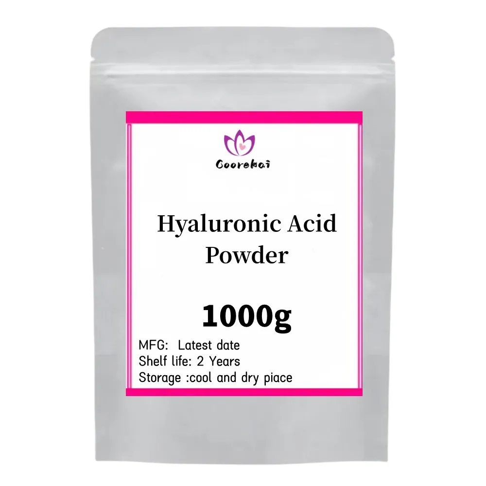 Pure 99% Hyaluronic Acid Powder Cosmetic Grade, Anti Aging, Moisturizing Skin Whitening Cosmetic Material