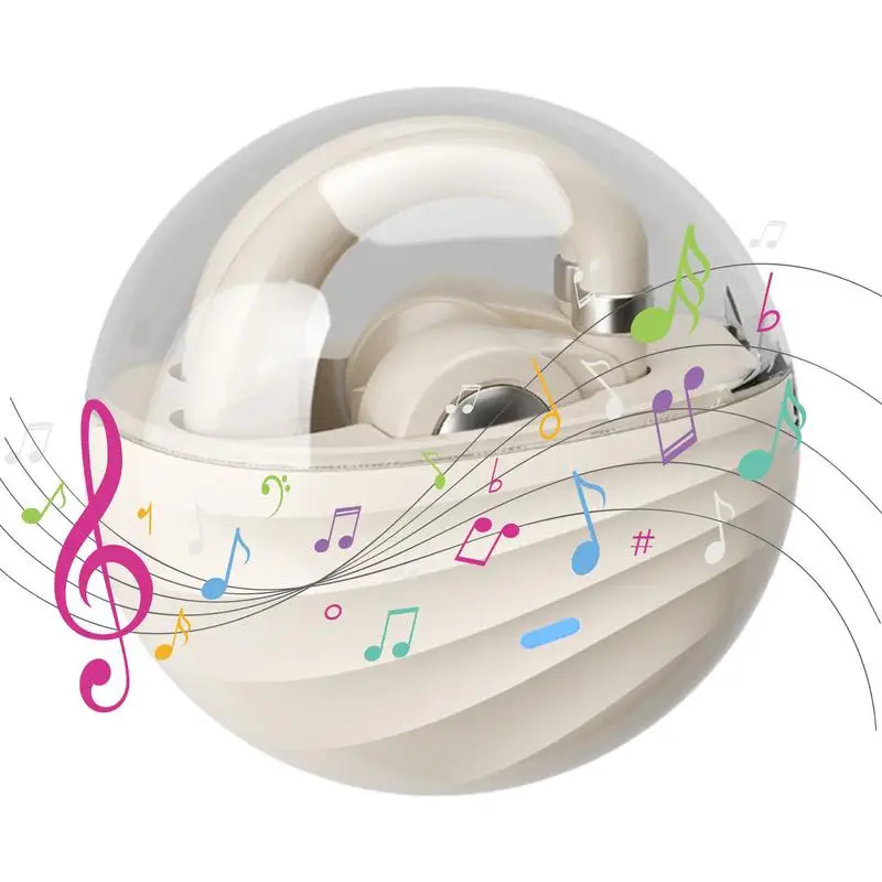 Clip Ear Earbuds Wireless Conduction Headset Waterproof Sweatproof Workout Headphones Conduction Headset For Driving Workouts