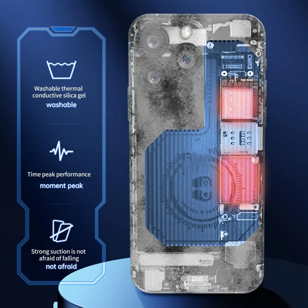 Practical Phone Uniform Heat Plate Widely Compatible Extra Large Area Ultra-thin Cell Phone Heat Plate Tablet Accessories