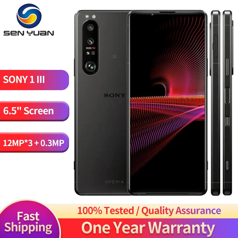Sony Xperia 1iii 1 iii 5G 256GB 6.5" 12GB RAM Snapdragon Octa Core NFC Original Sony Xperia 1III cell Phone