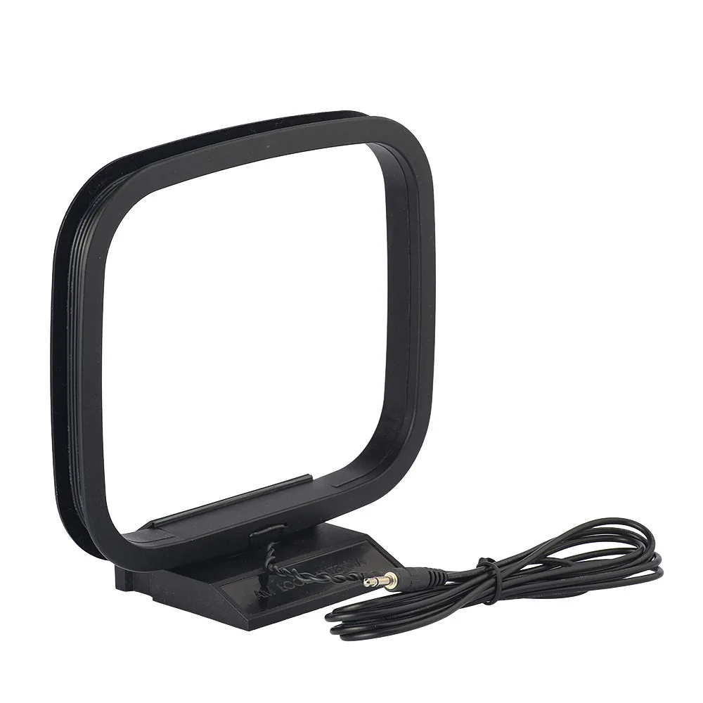 Superbat Indoor AM Loop Antenna 75ohm 2.5mm Adapter AM/MW/LW Antenna for Radio Audio Amplifier Home Systems
