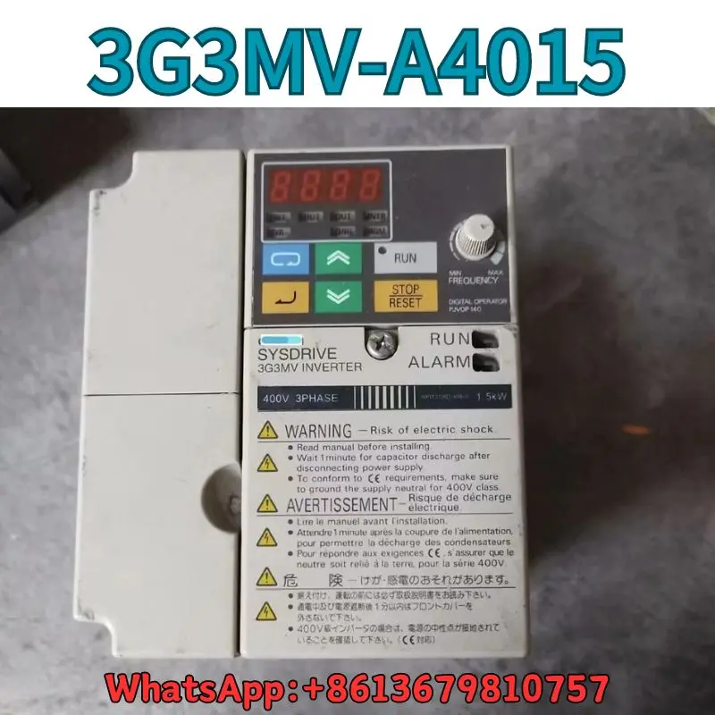 Used 3G3MV-A4015 frequency converter test OK Fast Shipping