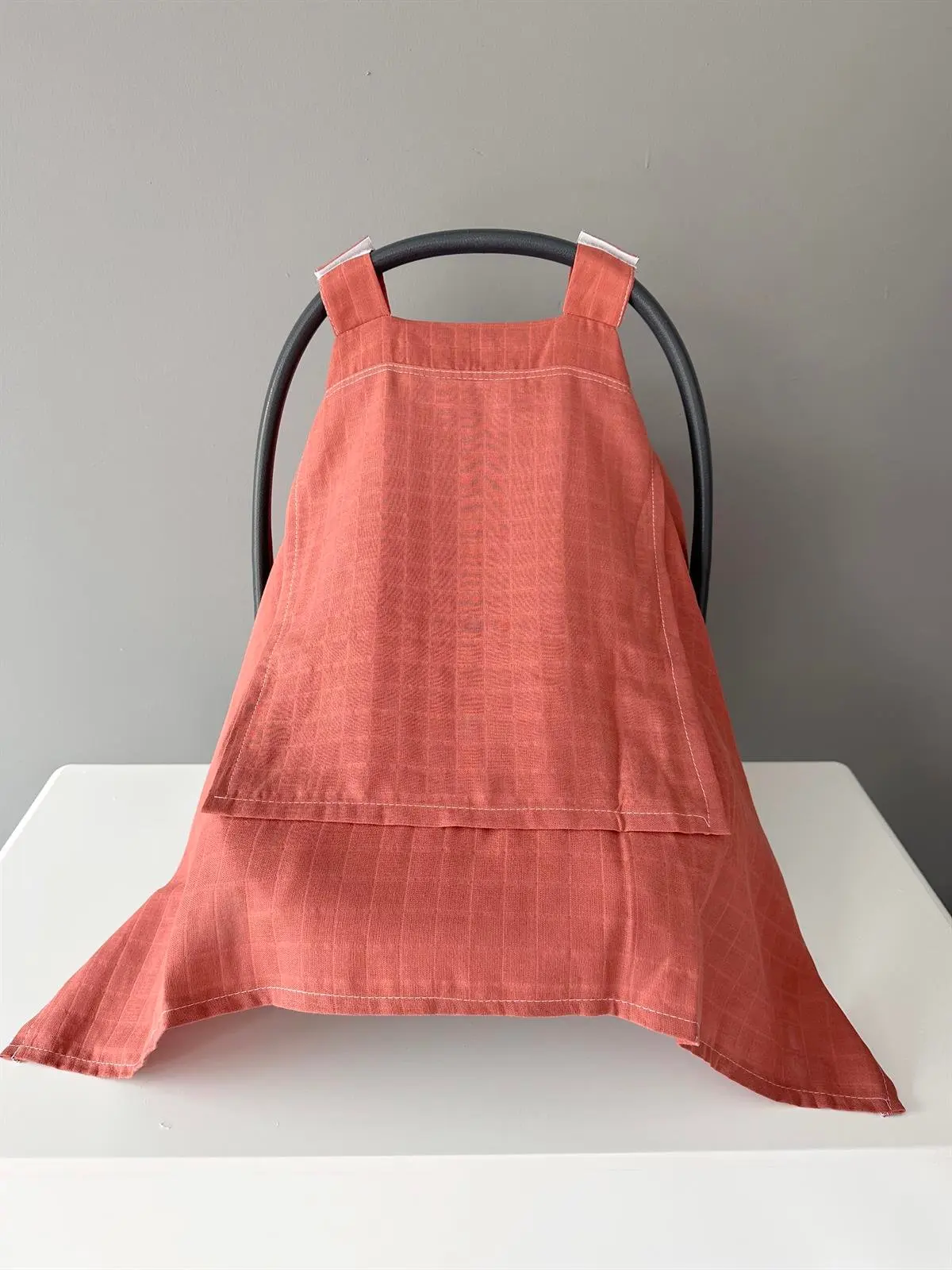Handmade Tile 100% Cotton Muslin Organic Fabric Stroller Cover