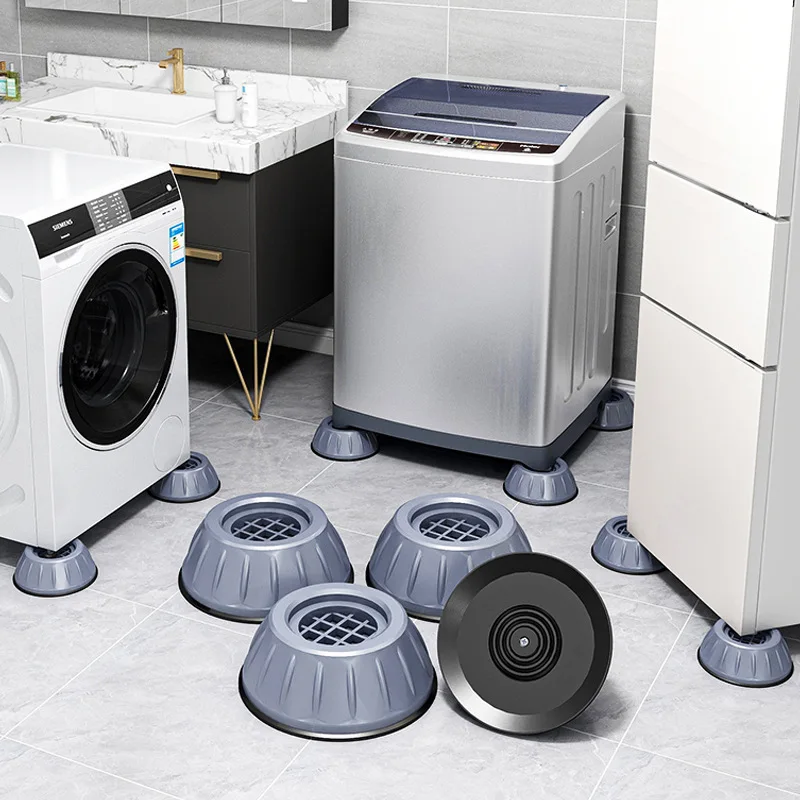 1/4PCS Anti Vibration Washing Machine Pads Anti-slip Furniture Feet Pad Refrigerator Universal Support Base Mat Dampers Stand