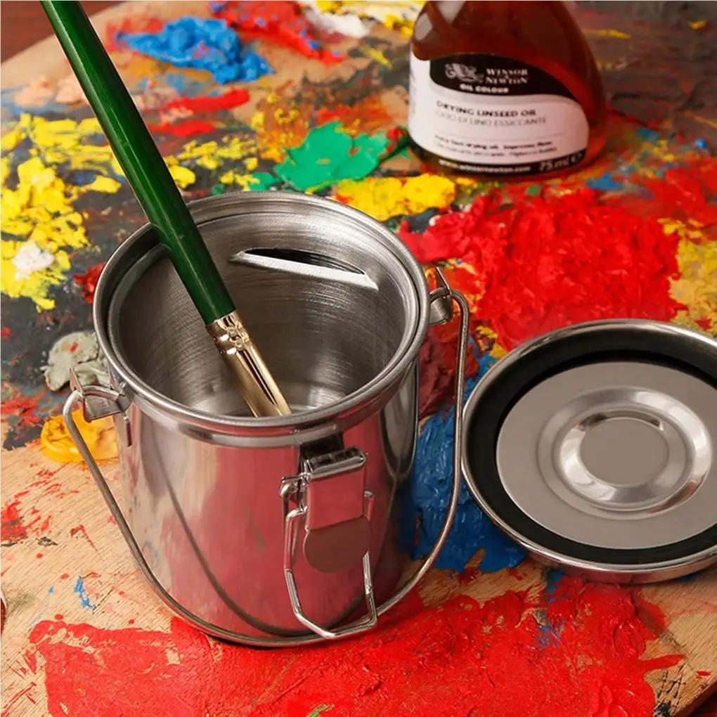 Painting Brush Washing Bucket Pen Washer Drawing Equipment Indoor Outdoor Clean Holder Art Supplies Wash Pen Pot
