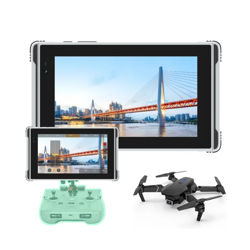 2600Nits Drone Rugged Tablet for DJI Mavic 3 MINI Air 2 PRO FPV UAV Control Accessories Sunlight Readable 7' Android Hugero