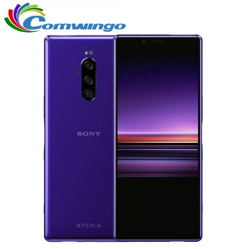 Used Originally unlocked Sony Xperia 1 Japanese version 64GB ROM 6GB RAM XZ4 Snapdragon 855 6.5" SONY NFC fingerprint HD ph