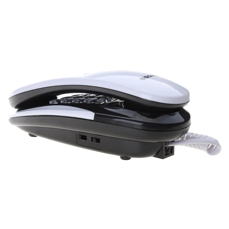 Wall Mountable Corded Telephone Desktop House Phone Seniors Caller Big Button Integrated Telephone for Home Office Dropship