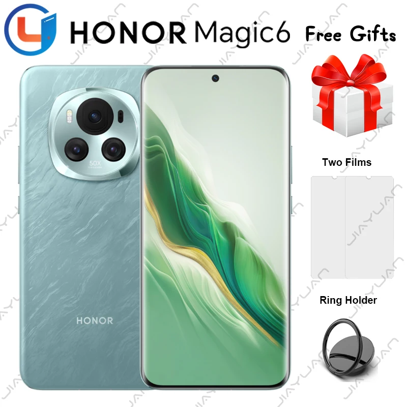 Original HONOR Magic 6 5G Phone 6.78 inches OLED 120Hz Screem Snapdragon 8 Gen 3 Camrea 50MP Battery 5450mAh NFC Smartphone