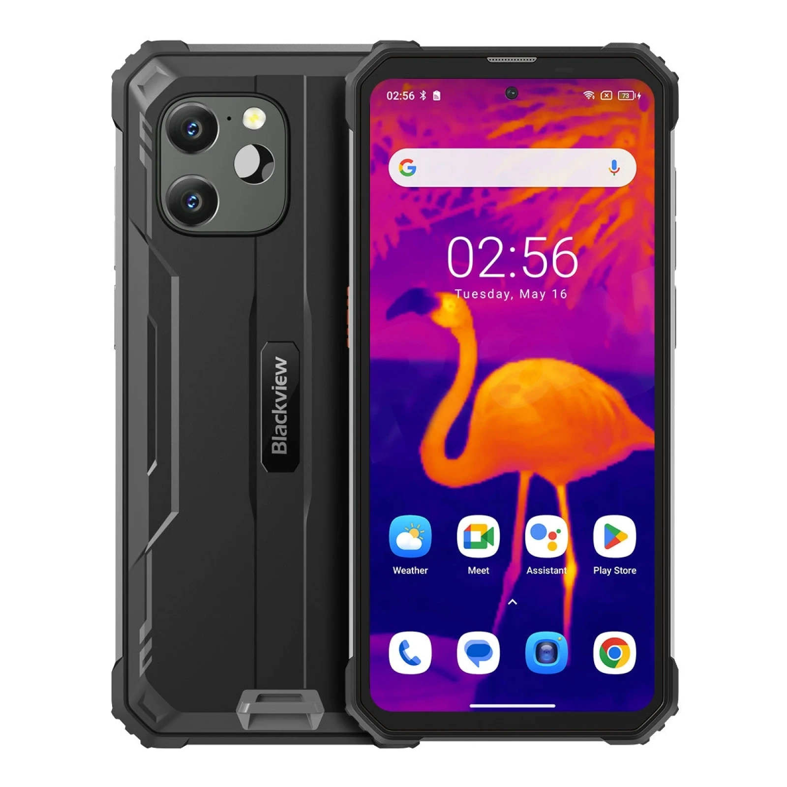 Blackview BV8900 Rugged Smartphone 16GB 256GB Android 13 Thermal 6.5'' Display Helio P90 64MP Camera 10000mAh NFC Cell
