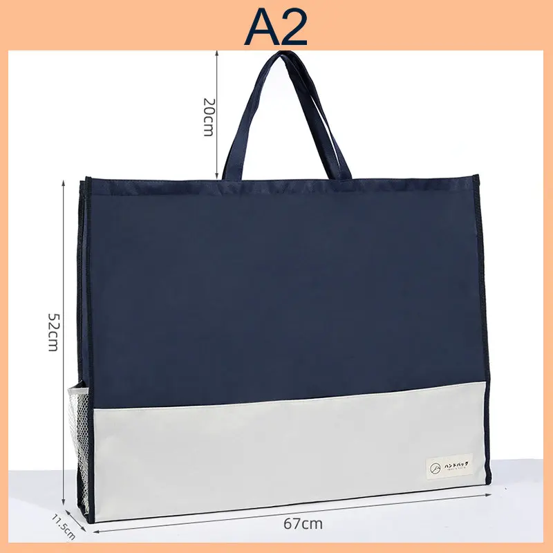 Large A1/A2 Folder Organizer Bag Portable Zipper Pouch A2/A1 Poster Storage Art Bag For Artist A1 File Bags