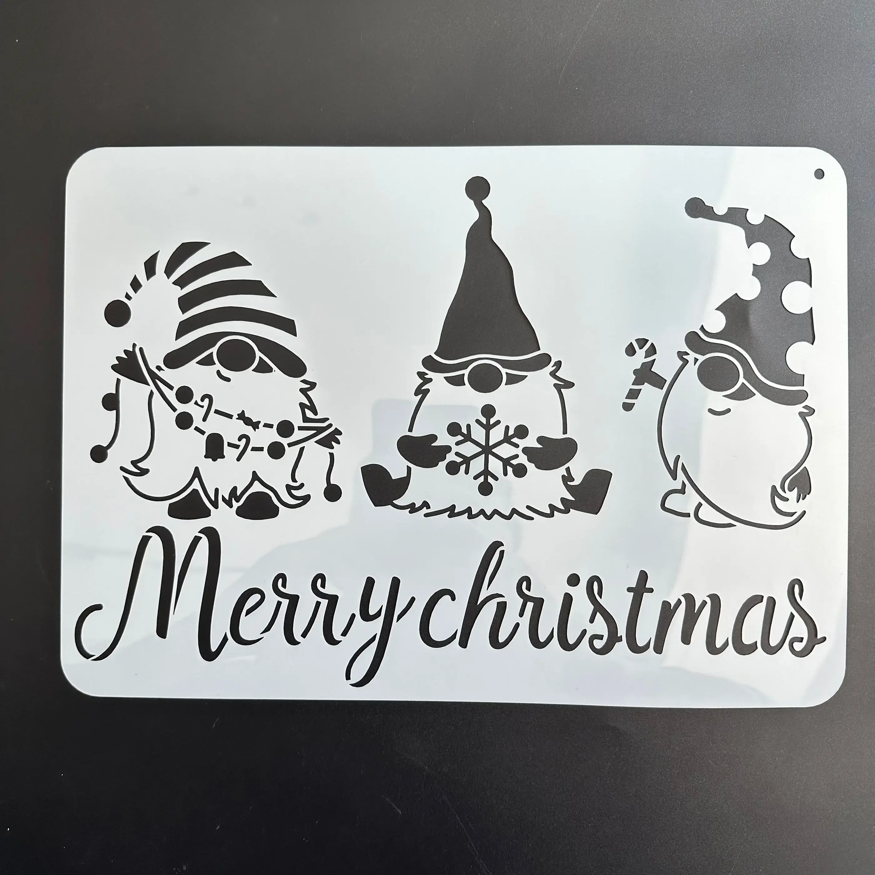 A4 29 * 21cm DIY Stencils Wall Painting Scrapbook Coloring Embossing Album Decorative Paper Card Template Christmas stencil