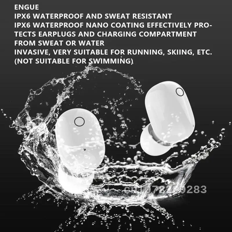 Experience The Ultimate Wireless Freedom With Our In Ear Bluetooth Earphones Featuring Led Smart Display Usb Charging Magnetic C