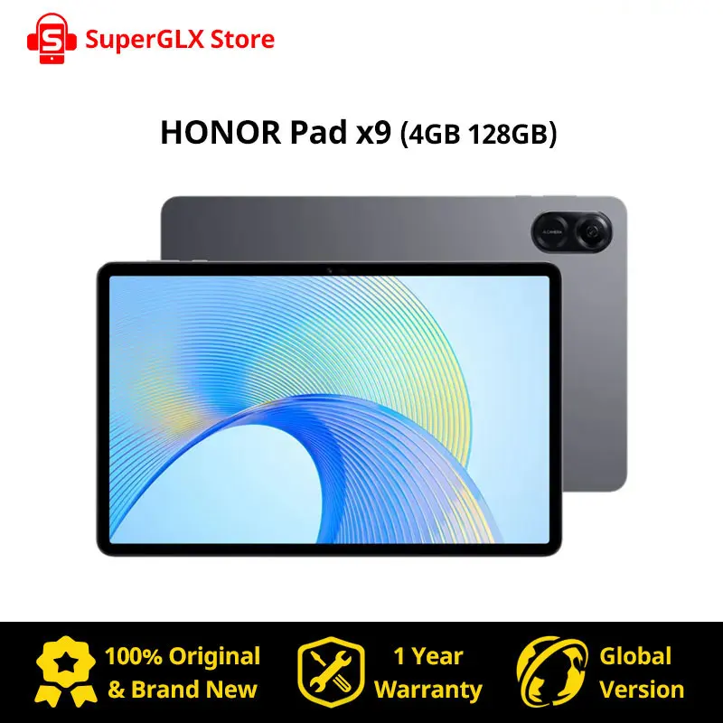 Global Version HONOR Pad X9 4G LTE 11.5'' 120Hz Large Screen Snapdragon 685 Android 13 MagicOS 7.1 Octa-core 7250mAh B