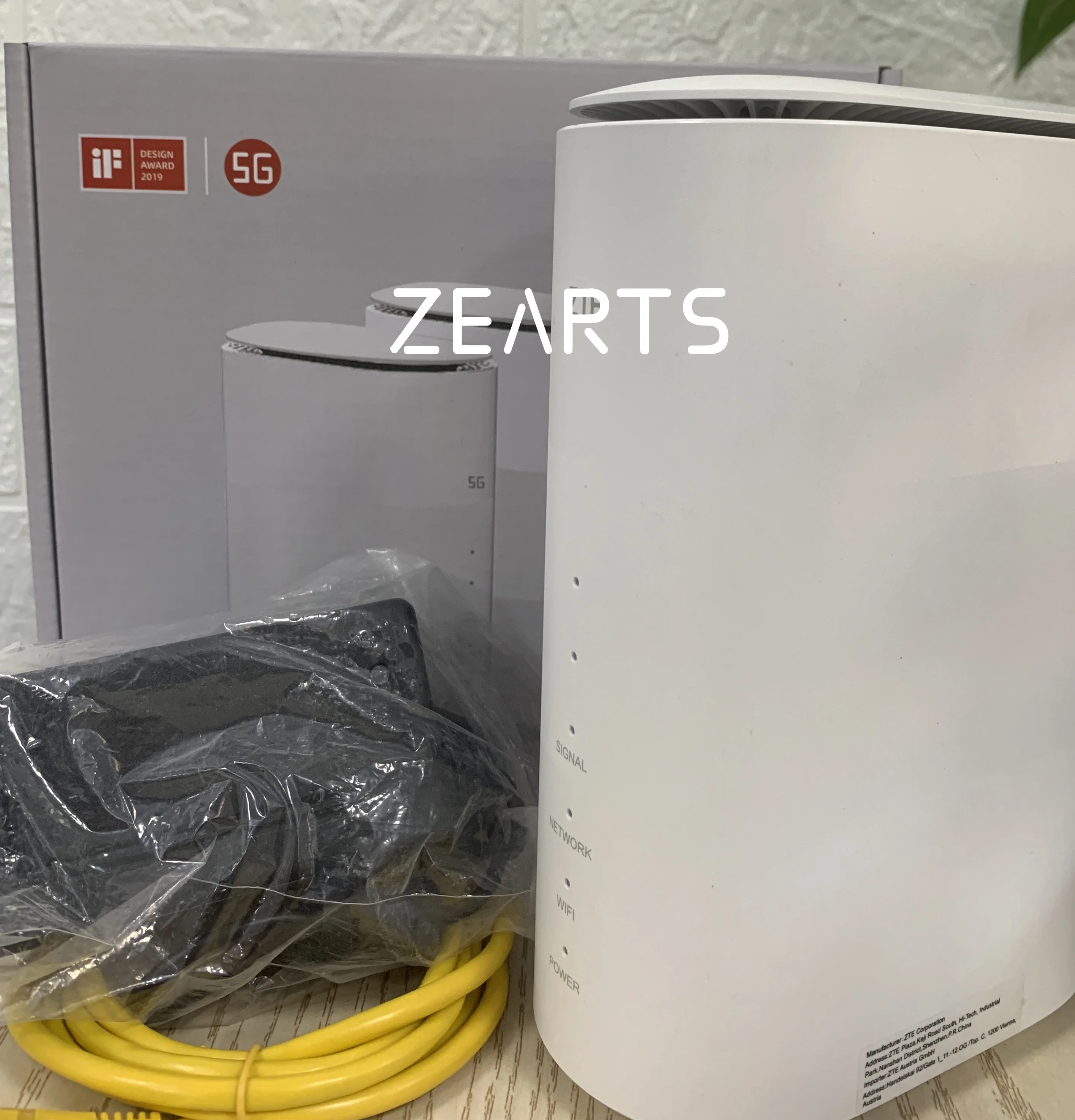 ZEARTS MC801A unlock WiFi 6 3.8Gbps 5G Wireless Router 4G LTE Cat22 Mobile Hotspot RJ11 Gigabit Home Router（ 90%new