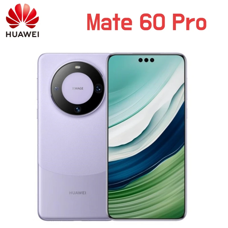 HUAWEI-Mate 60 Pro Smartphone, HarmonyOS,6.82 ", 50MP Camera, 5000mAh Battery, Kirin 9000S,Original Mobile Phones