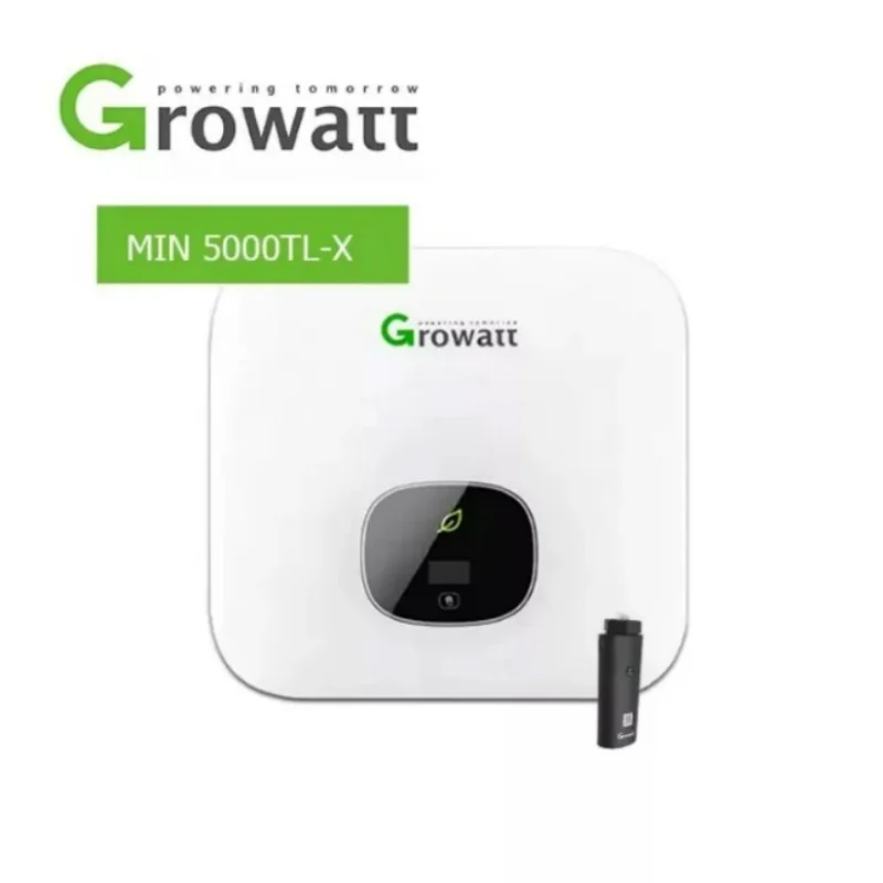 Growatt Ongrid Mppt Solar Charge Controller Min 5000Tl-X Pure Sine Wave Inverter With Wifi Connected