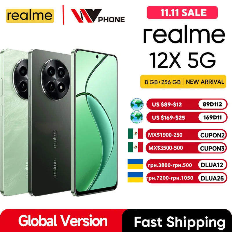 [New] realme Note 60x Smartphone Russian Version 5000mAh Battery 6.74'' 90Hz Display Powerful Octa-core Chipset IP54 3
