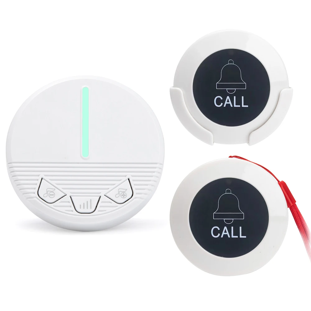 Smart Home SOS Emergency Button Alarm for Handicapped Caregiver Pager Wireless Nurse Alert System for Elderly