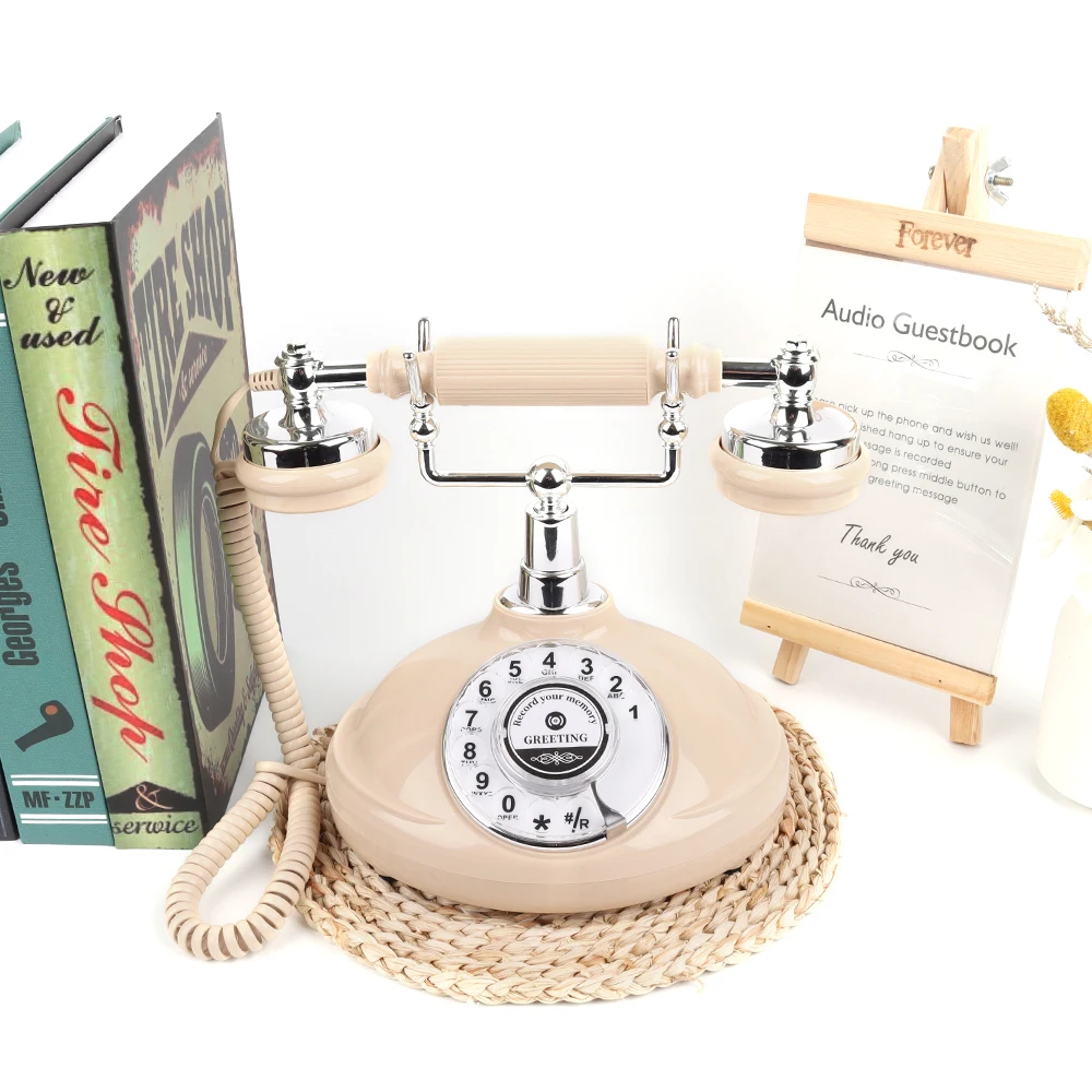 Antique Wedding Audio Tape Recorders Message Recording Retro Confession Telephone Audio Guestbook Meeting Information Record