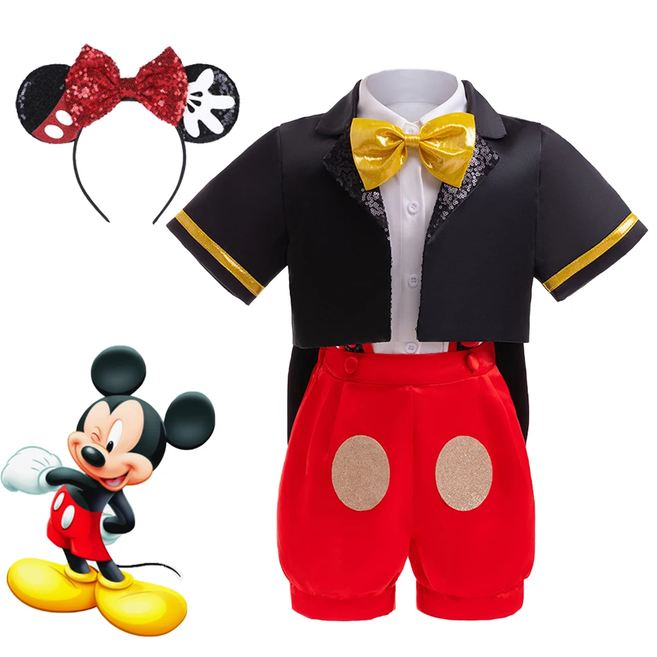 Mickey Cosplay Costume Kid Halloween Cosplay Dress Up Clothes New Arrival Surprise Birthday Gift For Baby Child