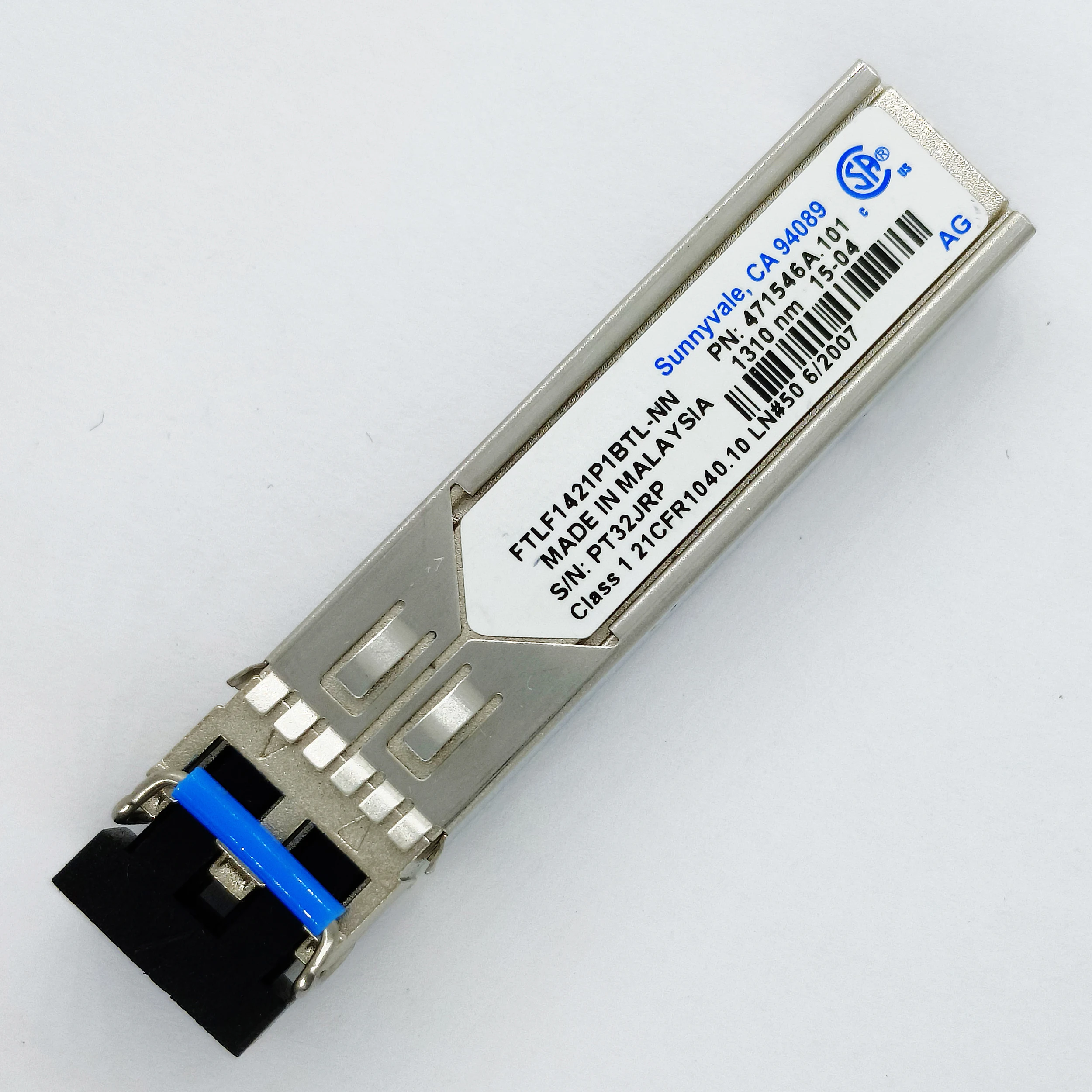 Genuine For Finisar 2.67GB 15km FTLF1421P1BTL-NN LR LX LH 1310nm eSFP SM Duplex LC Transceiver Optical Module