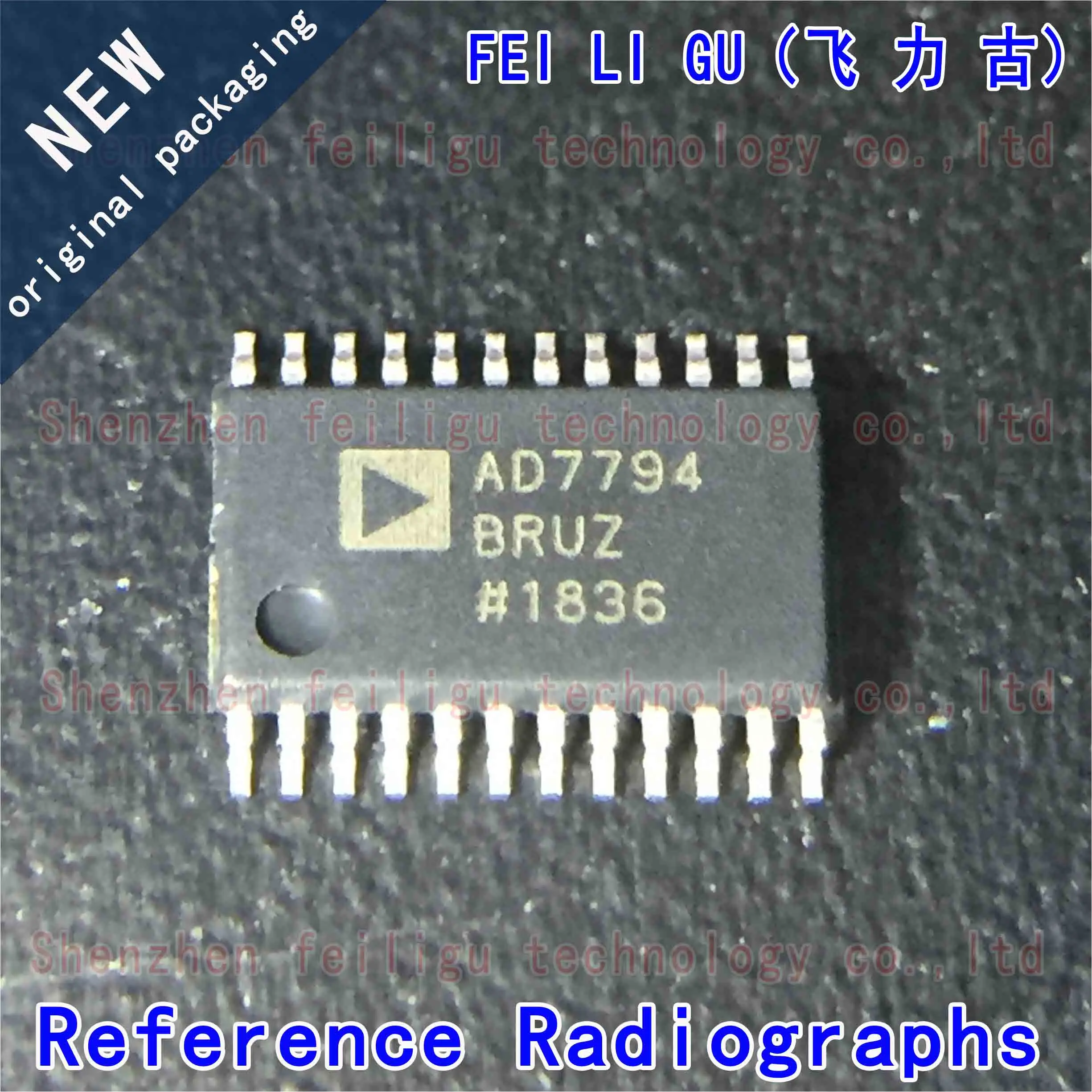1~30PCS 100% New original AD7794BRUZ-REEL AD7794BRUZ AD7794BRU AD7794 Package:TSSOP24 24-bit ADC Chip