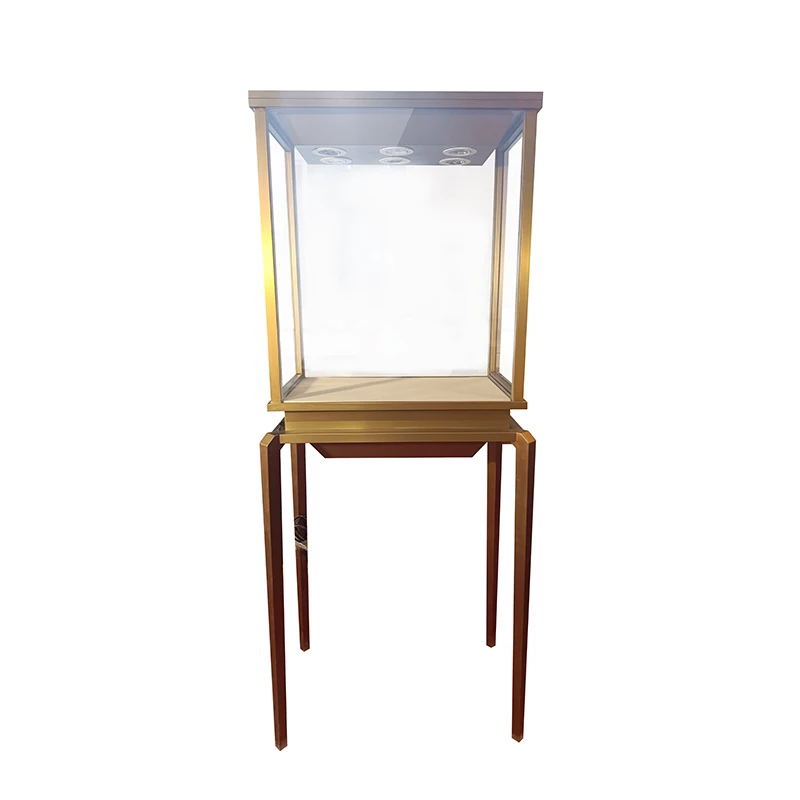 Custom, HIgh End Jewelry Display Cabinet Custom Guangzhou SUNDO Jewelry Showcases Led Lights