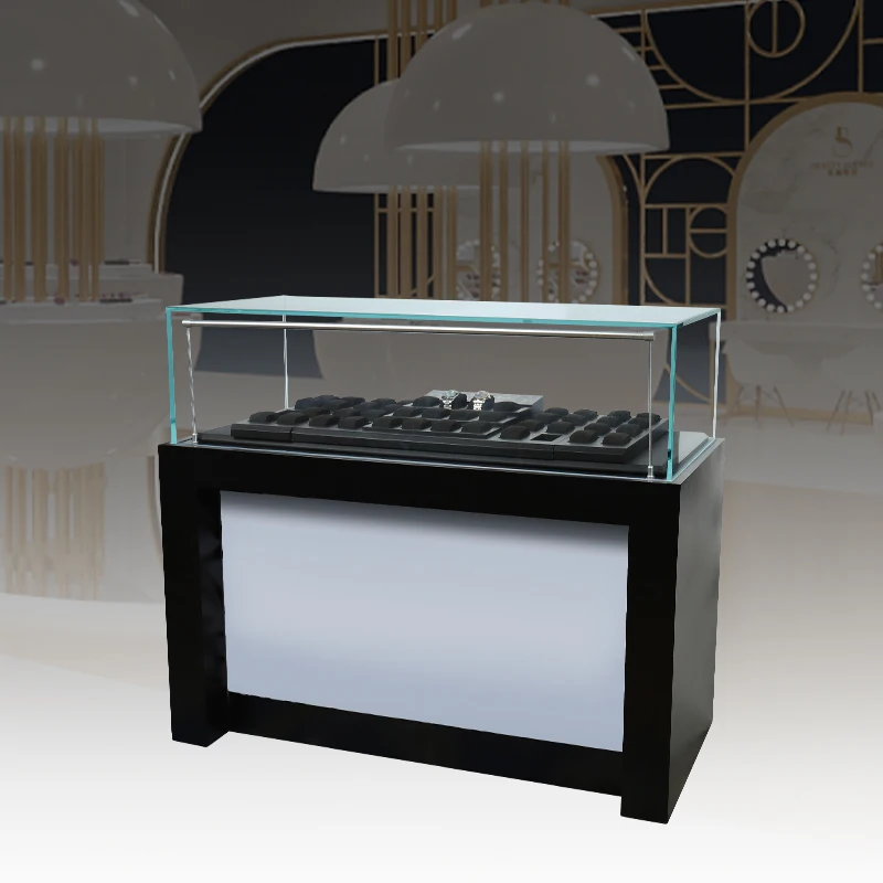custom，Full wooden electronic equipment display cabinet jewelry organizers storage watch retail shop kiosk showroom decor