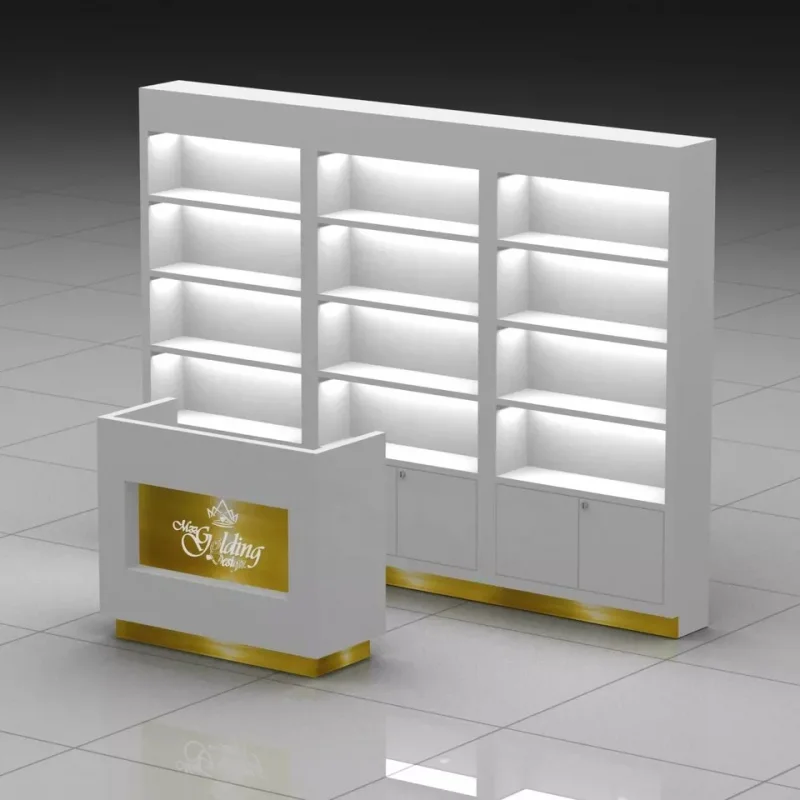 custom，Hair Store Wall Wig Display Shelf Professional Wooden Wig Hair Display Stand Furniture Hair Extension Display Shelves