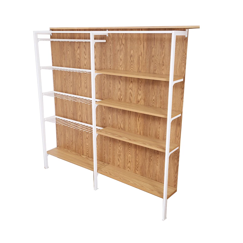 custom，Shop Wood Clothing Display Rack For Hanging Sock Underwear