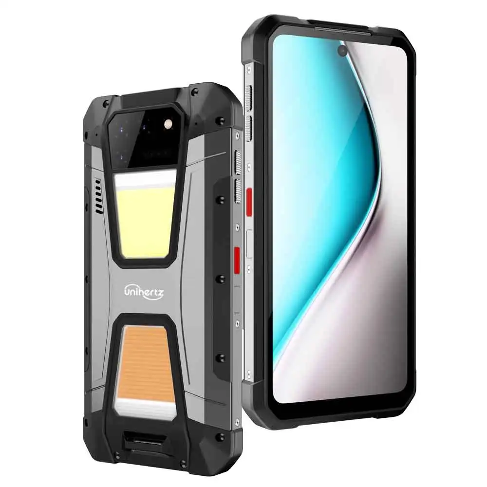 Unihertz 8849 tank 2 powered projector smartphone 22GB 256GB camping light cellphones 108mp G99 64MP night vision mobile phones