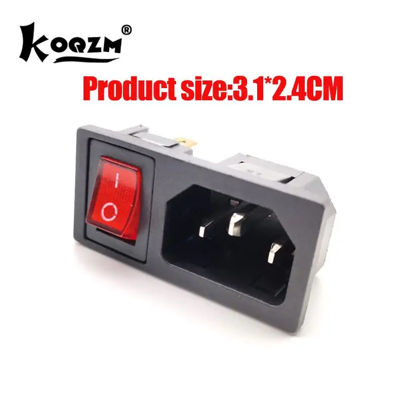 2-in-1 With Switch Card Slot Embedded AC-03A AC Power Socket Type AC Socket Accessories