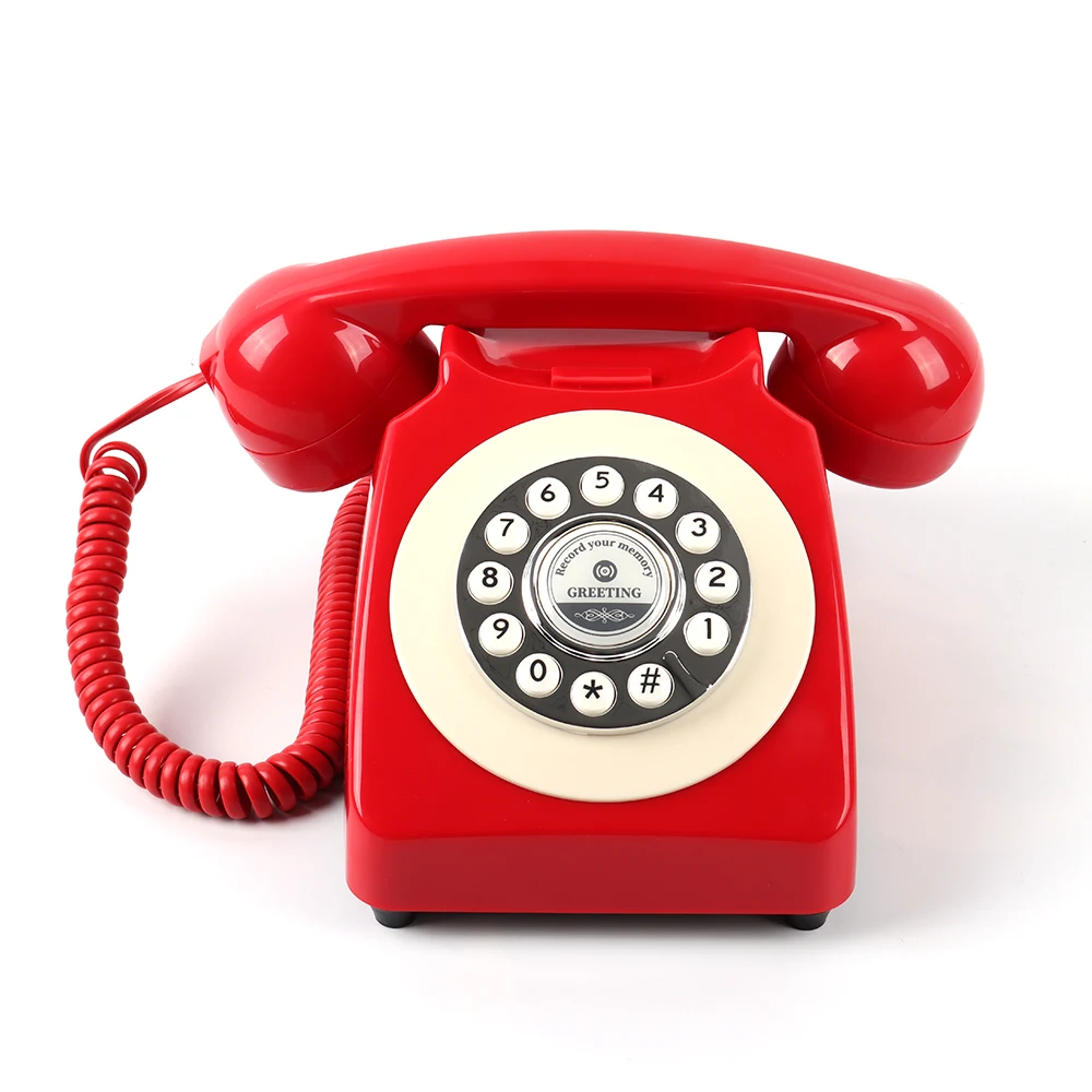 Wedding Audio Guestbook Phone Vintage Wedding Recording Phone Rotary Dial Voicemail