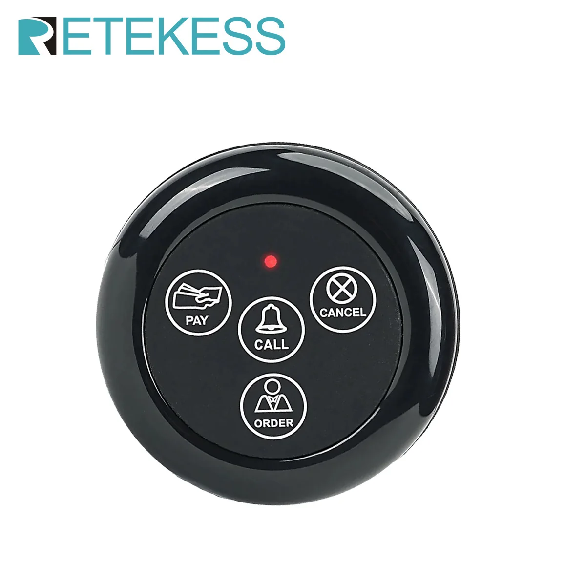 Retekess IP55 Waterproof TD032 1Pcs Pager Call Button Transmitter Wireless Waiter Calling System For Restaurant Hookah Cafe Bar