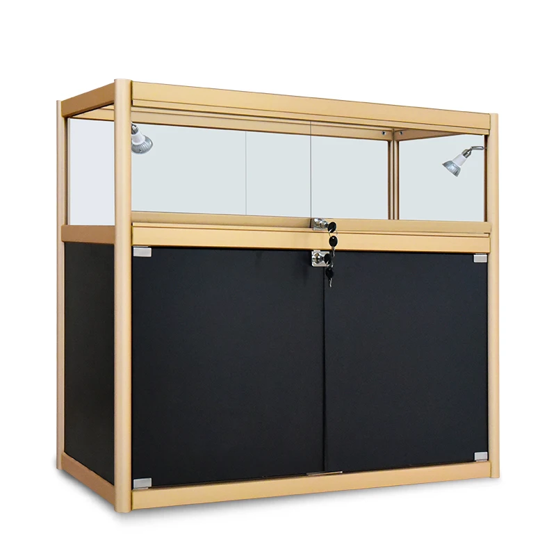 custom，Glass Jewelry Display Showcases Cabinet for Shopping Mall