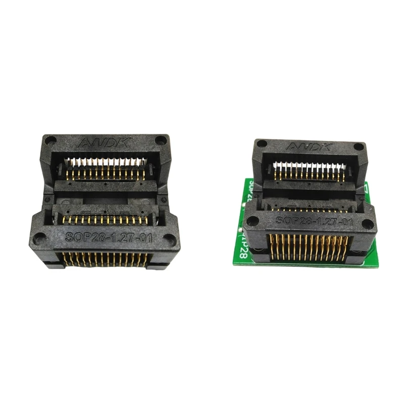 SOP28-1.27 SOP28 Package SOP28 to DIP28 Programming Adapter Test Socket 1.27mm Pitches 300mil SSOP28-1.27 Drop Shipping