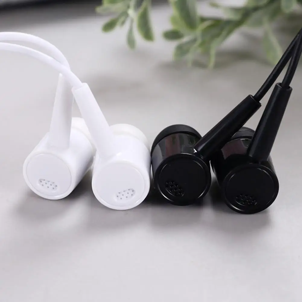 In-ear Earbuds 2 Color Optional 3.5mm In-ear Wired Wired Mic Earbuds Earphone Quality Accessories With Earphone High In-ear V6P0