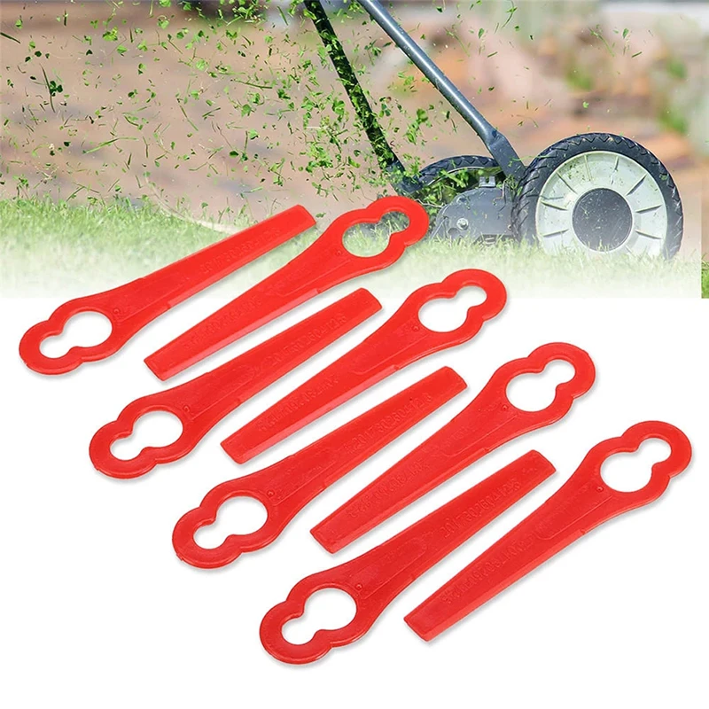150pcs Set Plastic Lawn Mower Blades Patio Lawn Garden Lawn Mower Lawn Mower Plastic Blade Garden Suplies