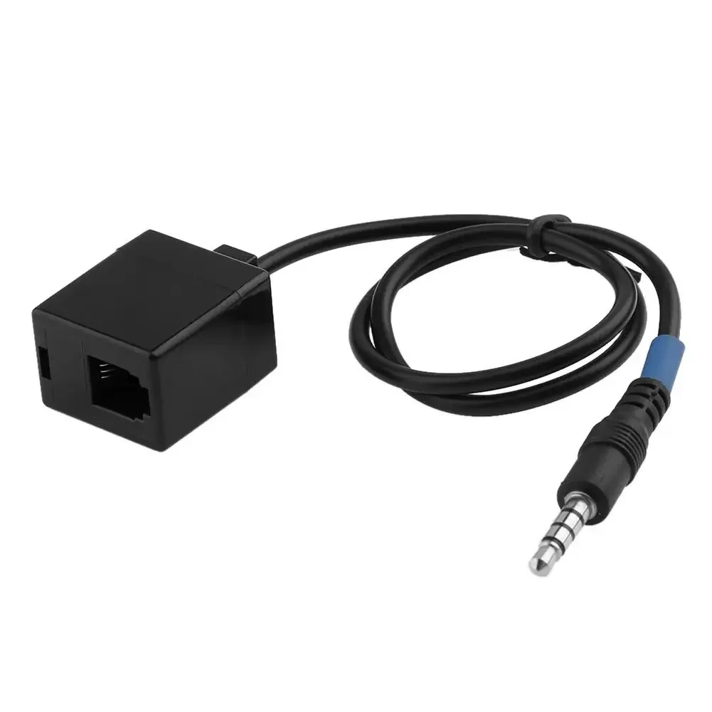 TRRS 3.5 mm 1/8 Male To RJ9 4P4C Female Jack Headset Adapter for Cisco Telephone Home IP Phone Handset Converter Extension Cable