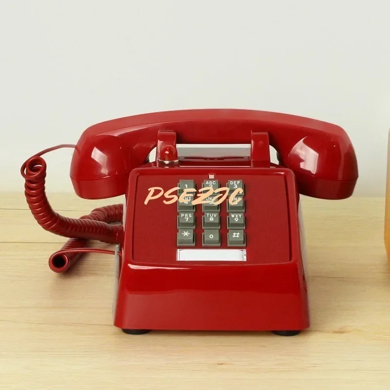 Home Office Metal Ringtone Antique Fixed Phone Hotel Vintage Home Portable Retro Classic Phone