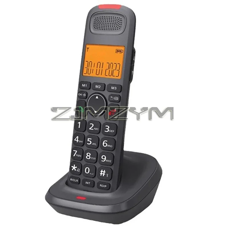 Desktop Wireless Telephone With Multi Language Call ID Handfree Backlight Phone For Home Office