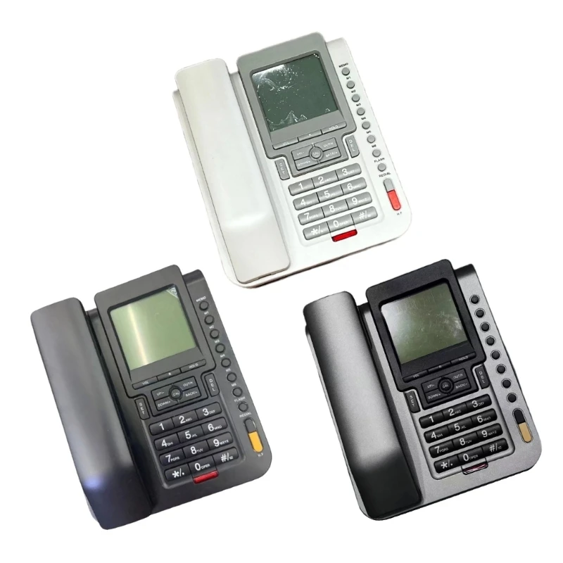 Corded Landline Telephone Desk House Phones with Large Button Phone for Home N58E